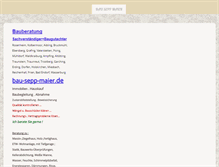 Tablet Screenshot of bau-sepp-maier.de